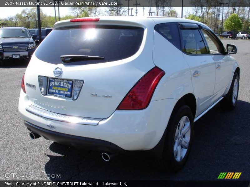 Glacier Pearl White / Cafe Latte 2007 Nissan Murano SL AWD