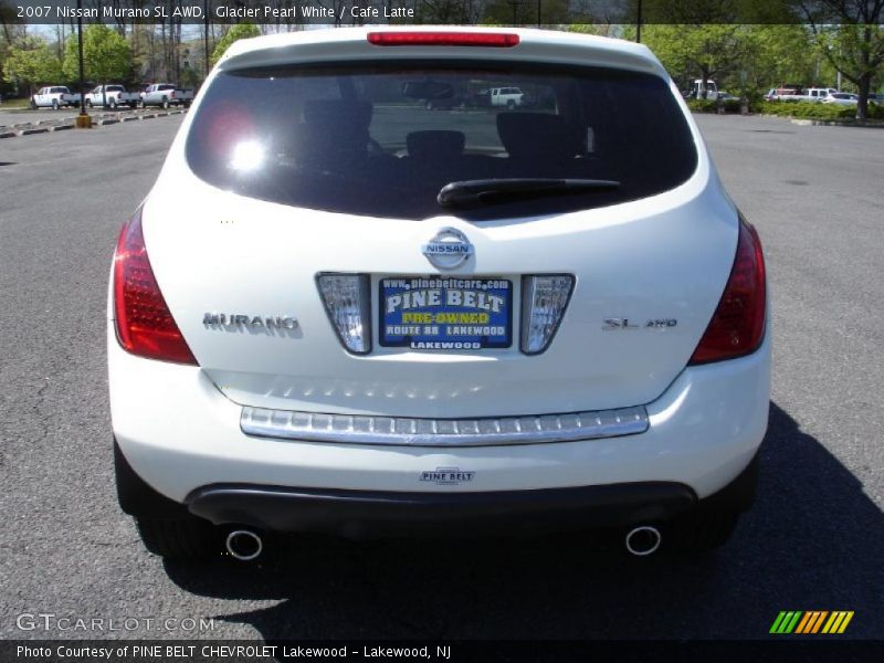 Glacier Pearl White / Cafe Latte 2007 Nissan Murano SL AWD