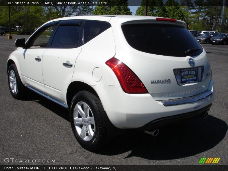 Glacier Pearl White / Cafe Latte 2007 Nissan Murano SL AWD
