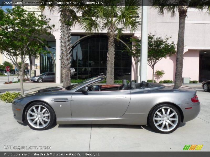 Tungsten Silver / Phantom Gray 2006 Aston Martin DB9 Volante