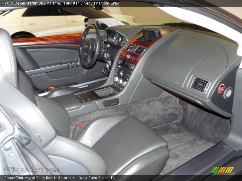 Tungsten Silver / Phantom Gray 2006 Aston Martin DB9 Volante