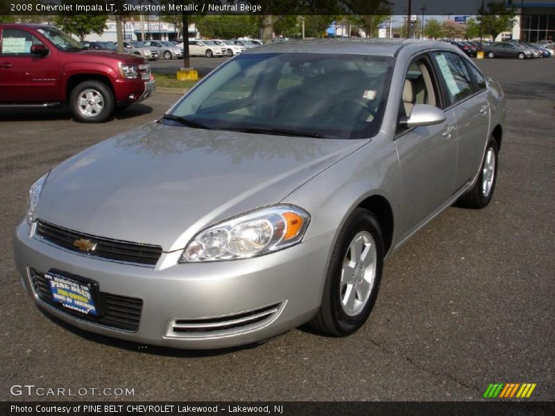 Silverstone Metallic / Neutral Beige 2008 Chevrolet Impala LT