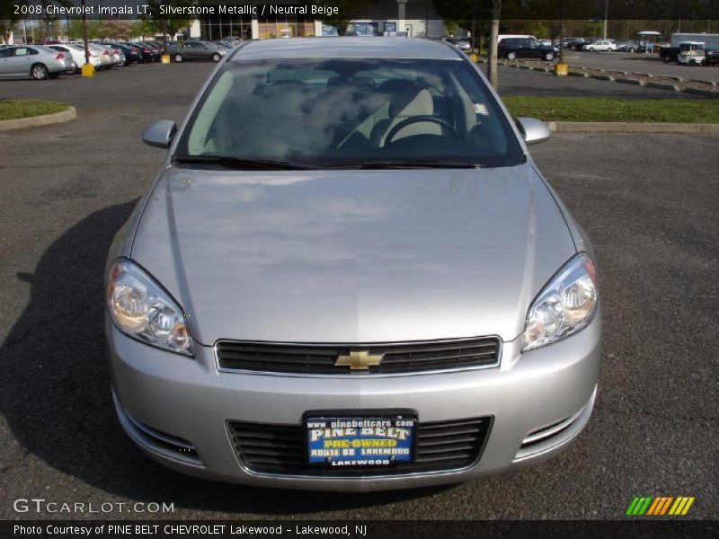 Silverstone Metallic / Neutral Beige 2008 Chevrolet Impala LT