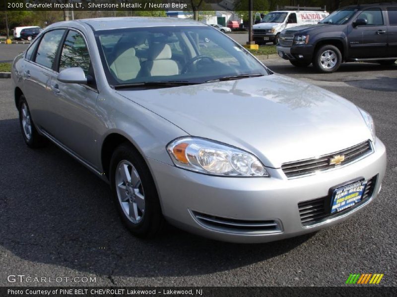 Silverstone Metallic / Neutral Beige 2008 Chevrolet Impala LT