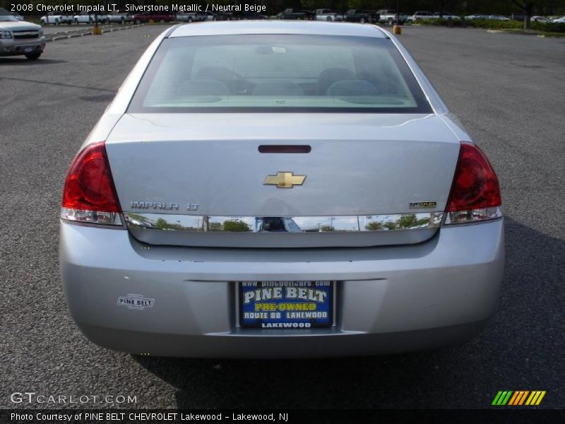 Silverstone Metallic / Neutral Beige 2008 Chevrolet Impala LT