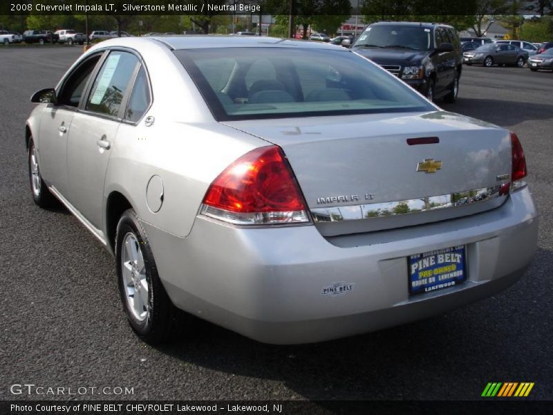 Silverstone Metallic / Neutral Beige 2008 Chevrolet Impala LT