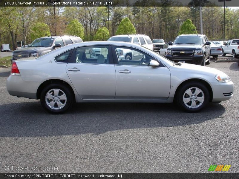 Silverstone Metallic / Neutral Beige 2008 Chevrolet Impala LT