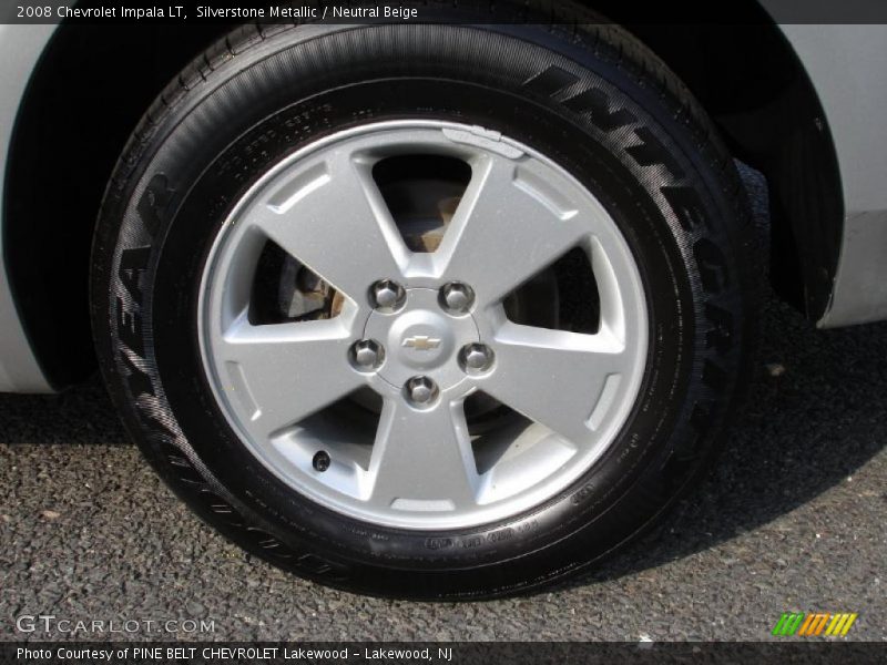 Silverstone Metallic / Neutral Beige 2008 Chevrolet Impala LT