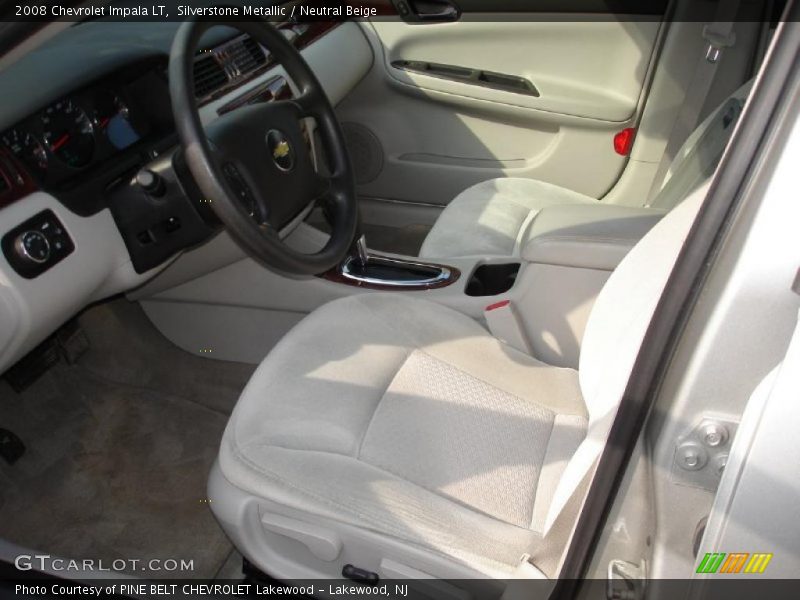 Silverstone Metallic / Neutral Beige 2008 Chevrolet Impala LT