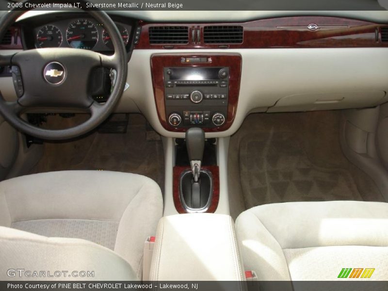 Silverstone Metallic / Neutral Beige 2008 Chevrolet Impala LT