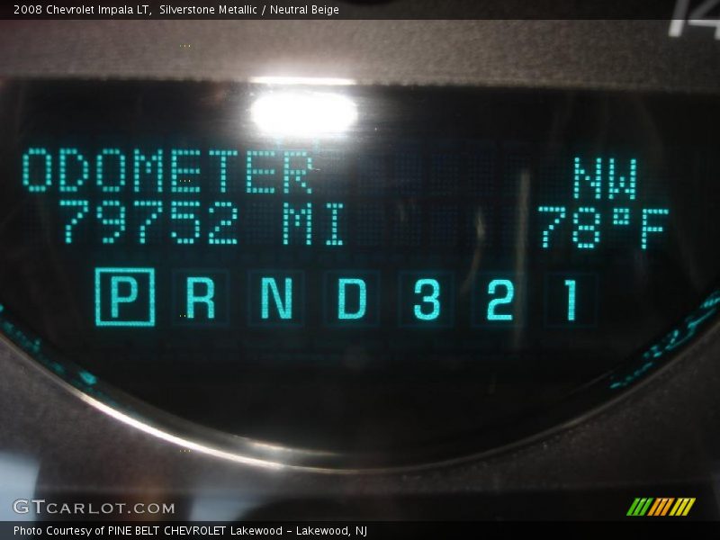 Silverstone Metallic / Neutral Beige 2008 Chevrolet Impala LT