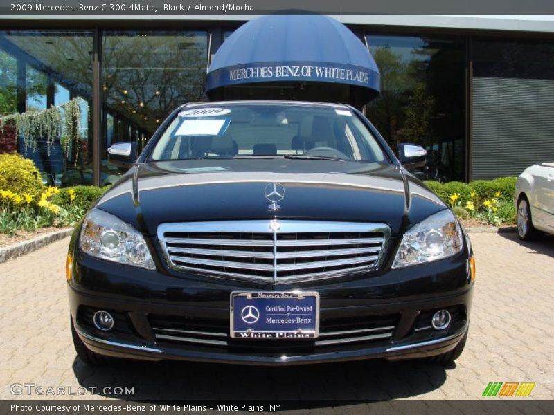 Black / Almond/Mocha 2009 Mercedes-Benz C 300 4Matic