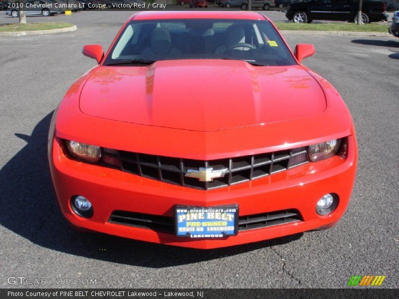 Victory Red / Gray 2010 Chevrolet Camaro LT Coupe