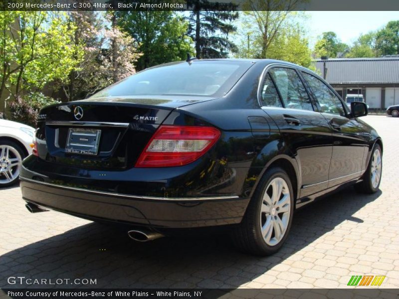 Black / Almond/Mocha 2009 Mercedes-Benz C 300 4Matic