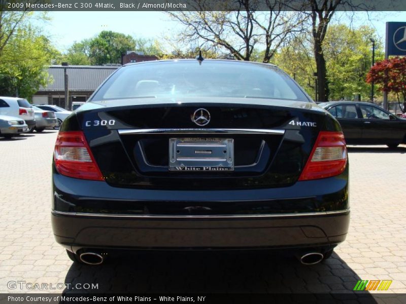 Black / Almond/Mocha 2009 Mercedes-Benz C 300 4Matic