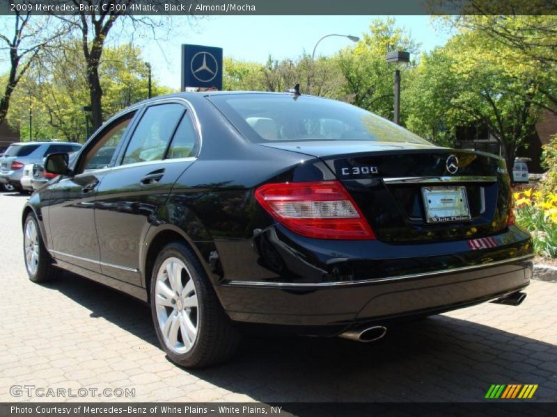 Black / Almond/Mocha 2009 Mercedes-Benz C 300 4Matic