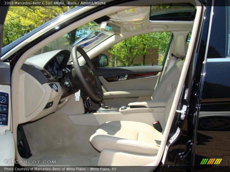 Black / Almond/Mocha 2009 Mercedes-Benz C 300 4Matic