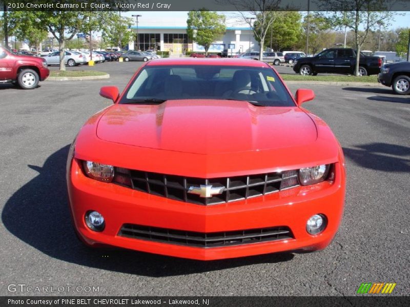 Victory Red / Gray 2010 Chevrolet Camaro LT Coupe