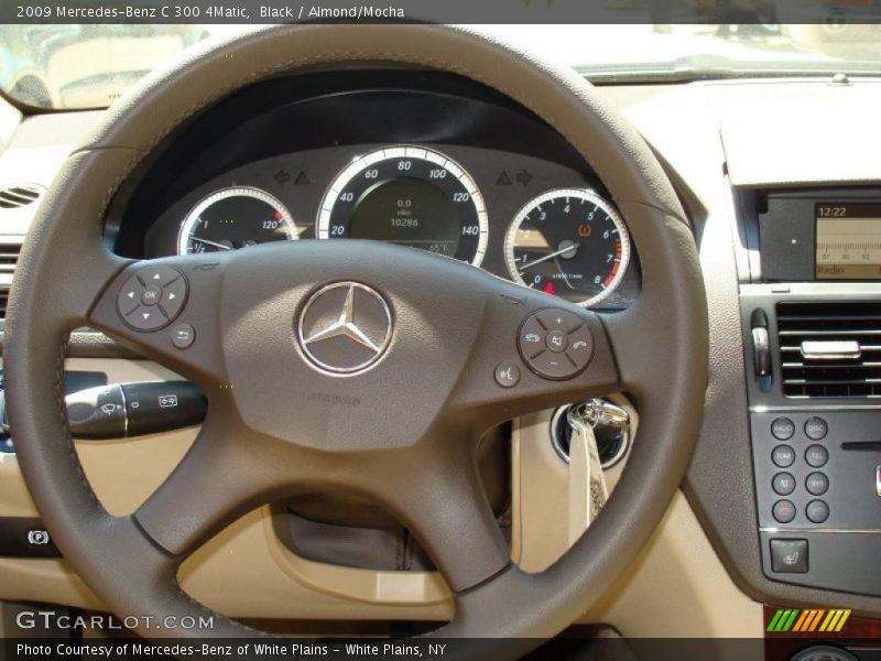 Black / Almond/Mocha 2009 Mercedes-Benz C 300 4Matic