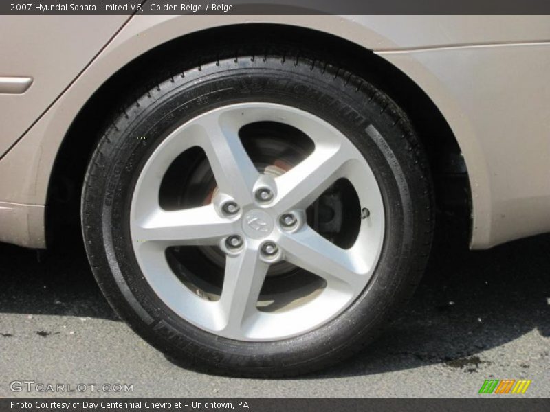 Golden Beige / Beige 2007 Hyundai Sonata Limited V6