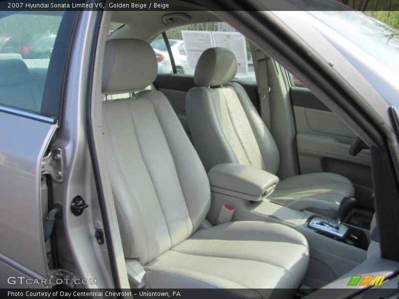 Golden Beige / Beige 2007 Hyundai Sonata Limited V6