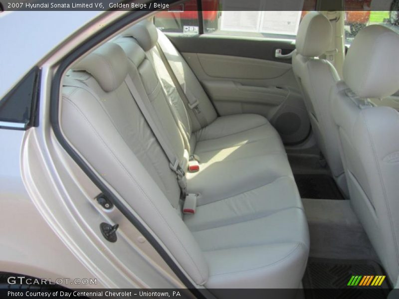 Golden Beige / Beige 2007 Hyundai Sonata Limited V6