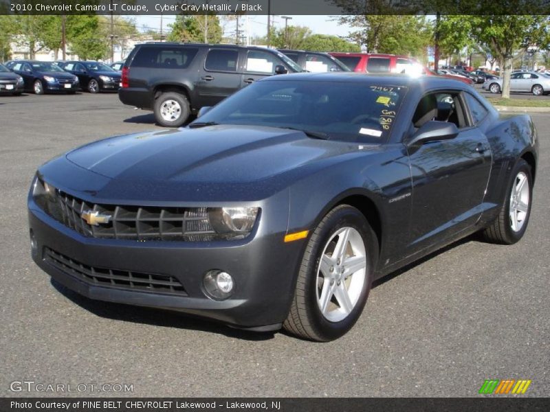Cyber Gray Metallic / Black 2010 Chevrolet Camaro LT Coupe