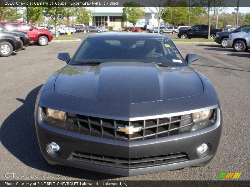 Cyber Gray Metallic / Black 2010 Chevrolet Camaro LT Coupe