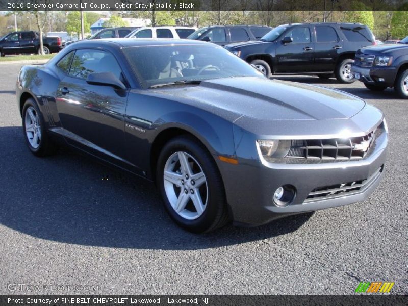 Cyber Gray Metallic / Black 2010 Chevrolet Camaro LT Coupe