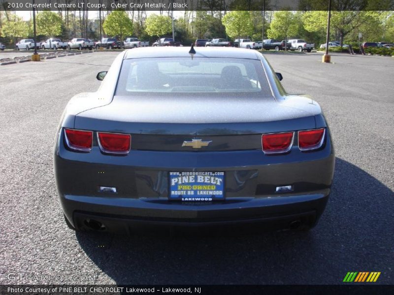 Cyber Gray Metallic / Black 2010 Chevrolet Camaro LT Coupe