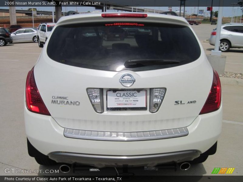Pearl White / Cafe Latte 2006 Nissan Murano SL AWD