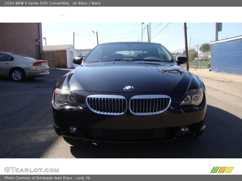 Jet Black / Black 2004 BMW 6 Series 645i Convertible