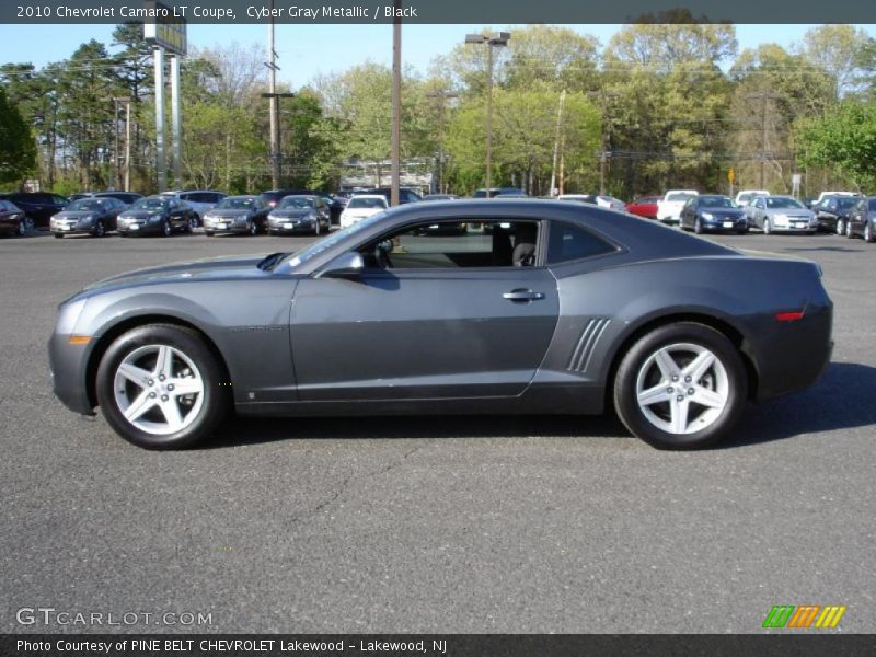 Cyber Gray Metallic / Black 2010 Chevrolet Camaro LT Coupe