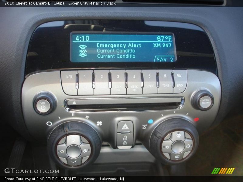 Cyber Gray Metallic / Black 2010 Chevrolet Camaro LT Coupe