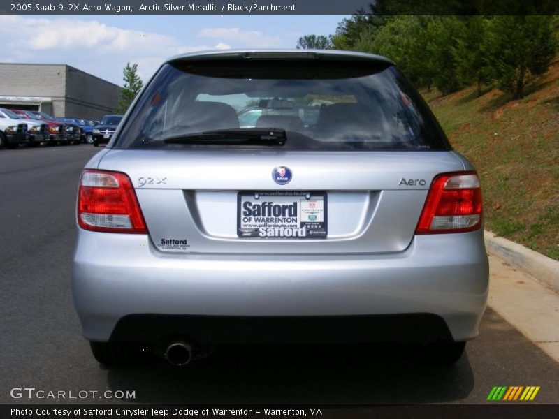 Arctic Silver Metallic / Black/Parchment 2005 Saab 9-2X Aero Wagon