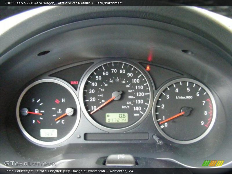  2005 9-2X Aero Wagon Aero Wagon Gauges