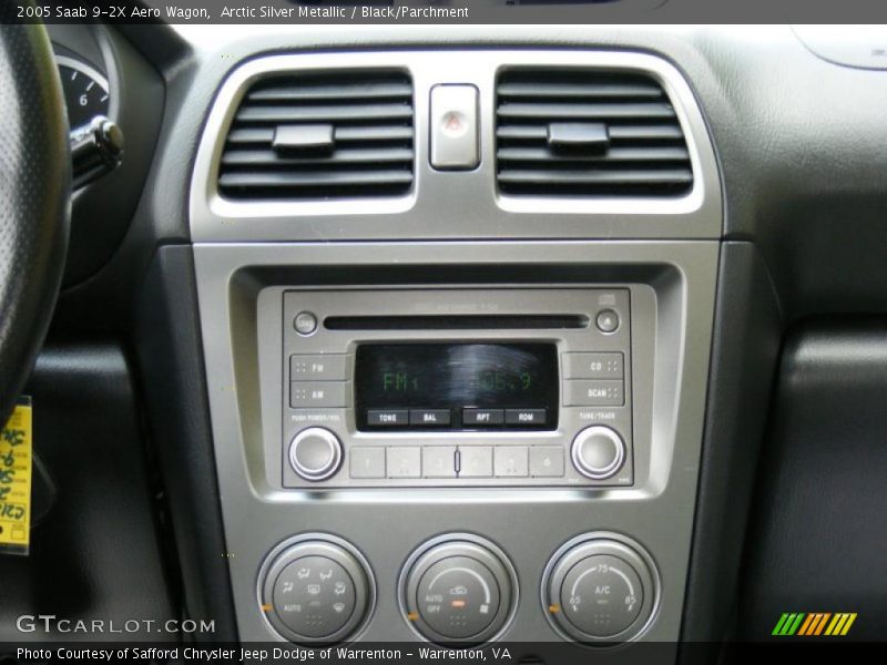 Controls of 2005 9-2X Aero Wagon