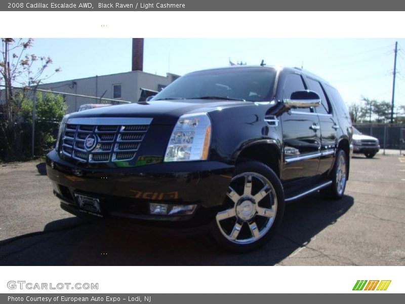 Black Raven / Light Cashmere 2008 Cadillac Escalade AWD