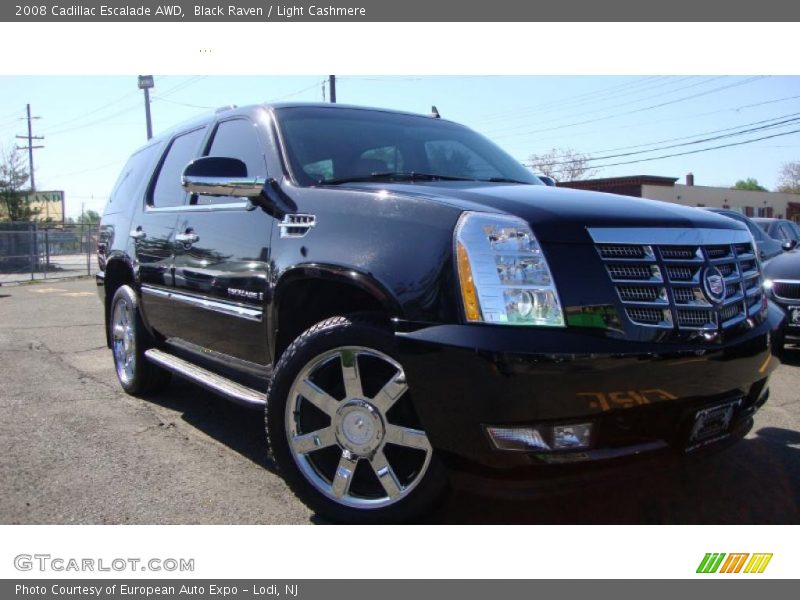Black Raven / Light Cashmere 2008 Cadillac Escalade AWD