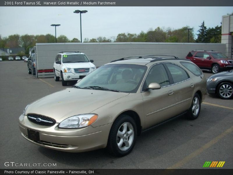 Harvest Gold Metallic / Medium Parchment 2001 Ford Taurus SE