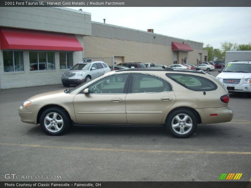 Harvest Gold Metallic / Medium Parchment 2001 Ford Taurus SE