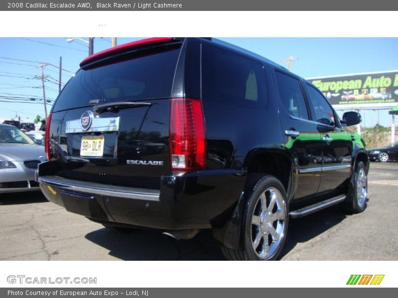 Black Raven / Light Cashmere 2008 Cadillac Escalade AWD