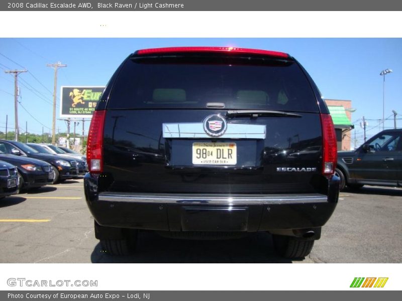 Black Raven / Light Cashmere 2008 Cadillac Escalade AWD