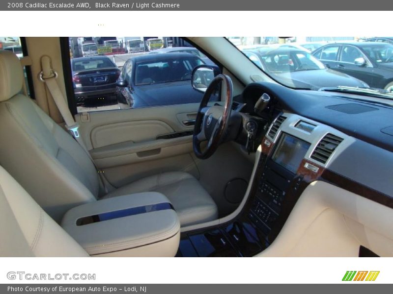 Black Raven / Light Cashmere 2008 Cadillac Escalade AWD