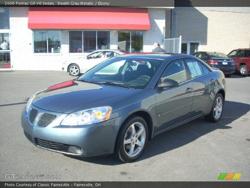 Stealth Gray Metallic / Ebony 2006 Pontiac G6 V6 Sedan