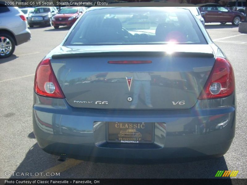 Stealth Gray Metallic / Ebony 2006 Pontiac G6 V6 Sedan