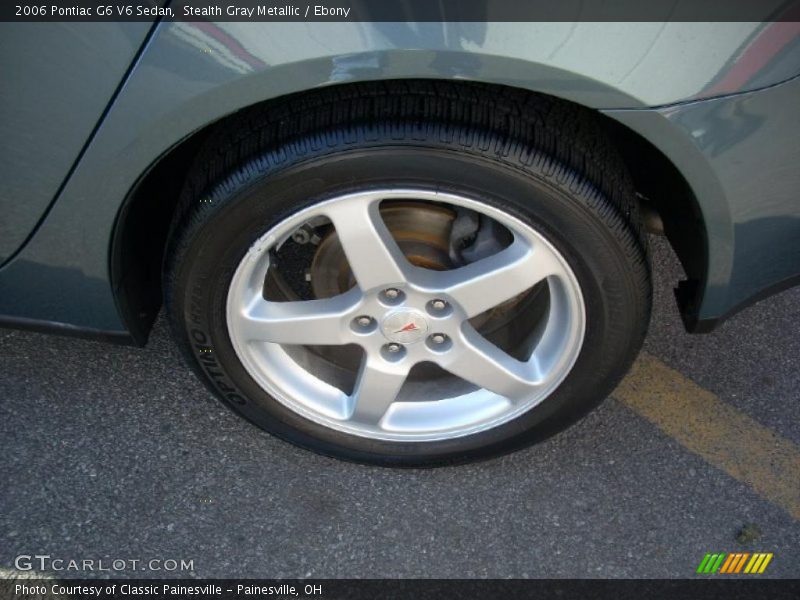 Stealth Gray Metallic / Ebony 2006 Pontiac G6 V6 Sedan