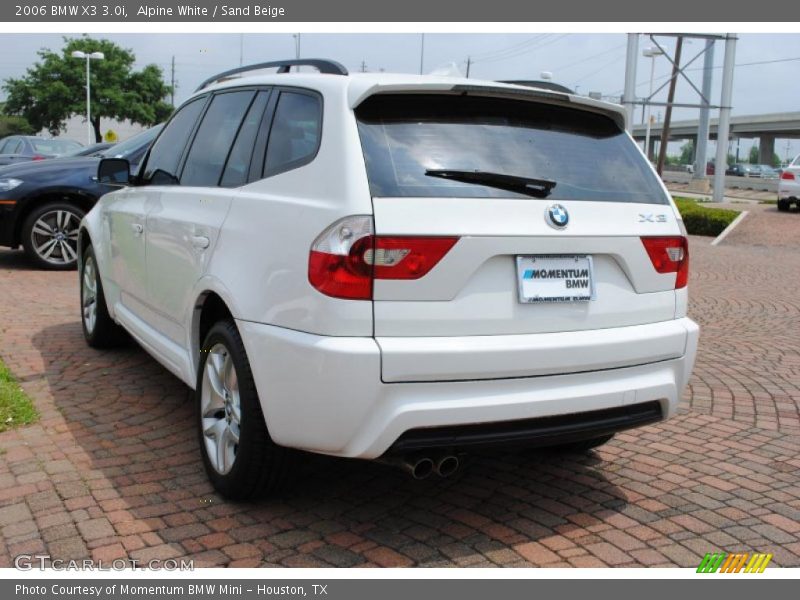 Alpine White / Sand Beige 2006 BMW X3 3.0i