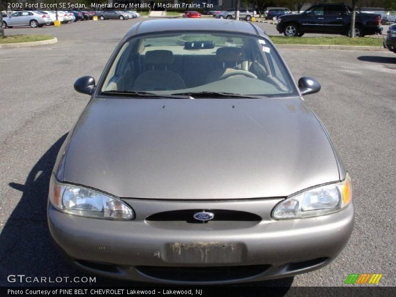 Mineral Gray Metallic / Medium Prairie Tan 2002 Ford Escort SE Sedan