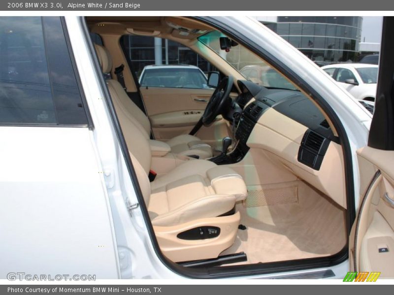 Alpine White / Sand Beige 2006 BMW X3 3.0i
